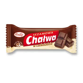 Unitop Chalwa Schoko 50g Halva mit Schokolade traditionelle Sesam-Süßigkeit