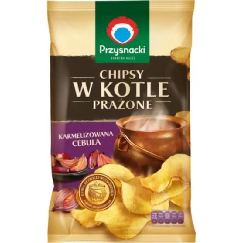 Chipsy w Kotle Karamelisierte Zwiebeln Karmelizowana Cebula 125g - Przysnacki - Polskashop24