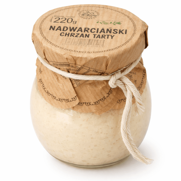 Chrzan Tarty Nadwarciański 220g – Geriebener Meerrettich