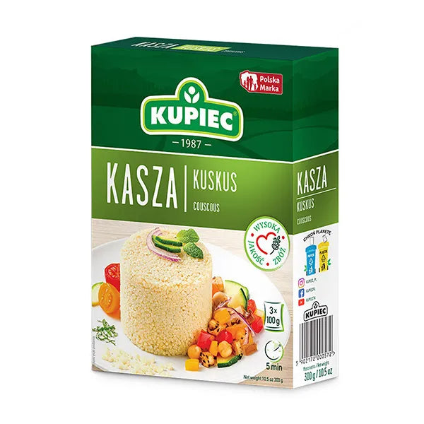 Couscous Kasza Kuskus aus Hartweizen 3 × 100 g