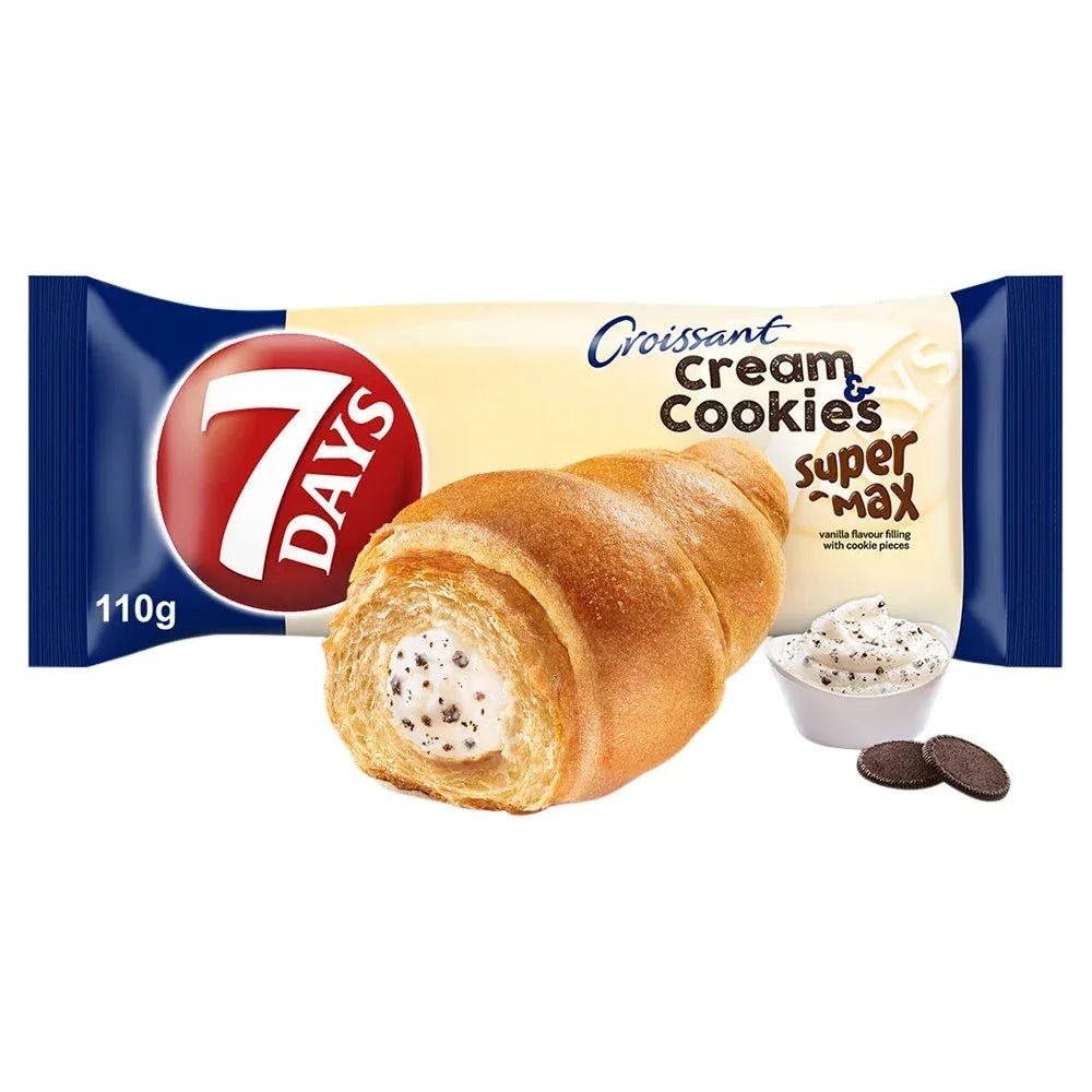 Croissant Rogalik Cream & Cookies 110g - 7 Days - Polskashop24