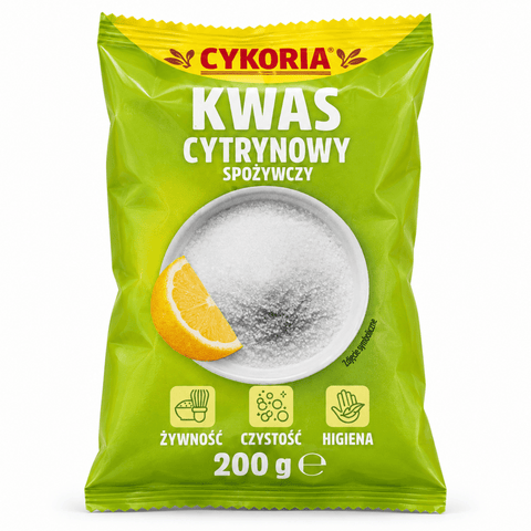Cykoria Zitronensäure Lebensmittelqualität 200 g - Polskashop24