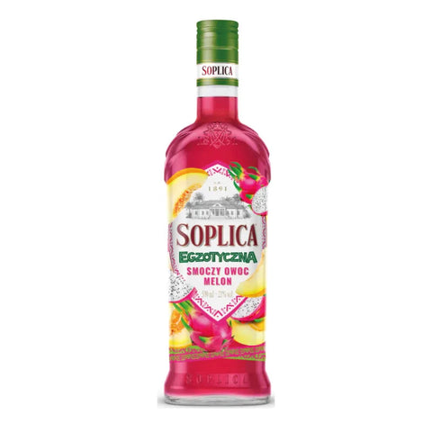 Drachenfrucht Melone Likör - Egzotyczna Smoczy Owoc Melon 500ml 21% Vol. - Soplica - Polskashop24