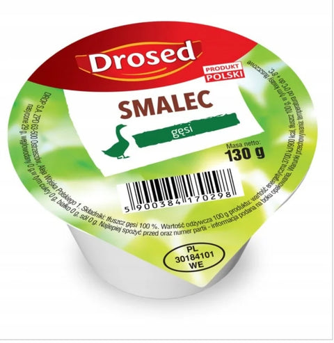 Drosed Gänseschmalz Smalec Gęsi 130 g – polnisches Gänsefett in Originalverpackung