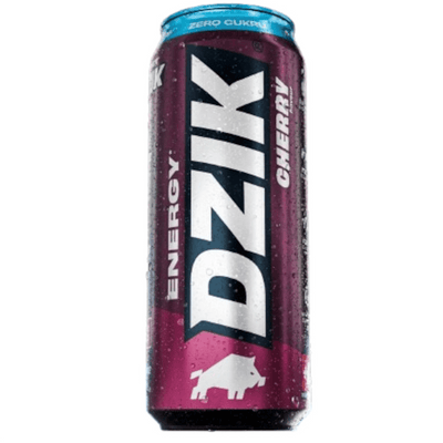 Dzik Energy Drink Zero Cherry 500 ml (zzgl. 0,25€ Pfand) - Polskashop24