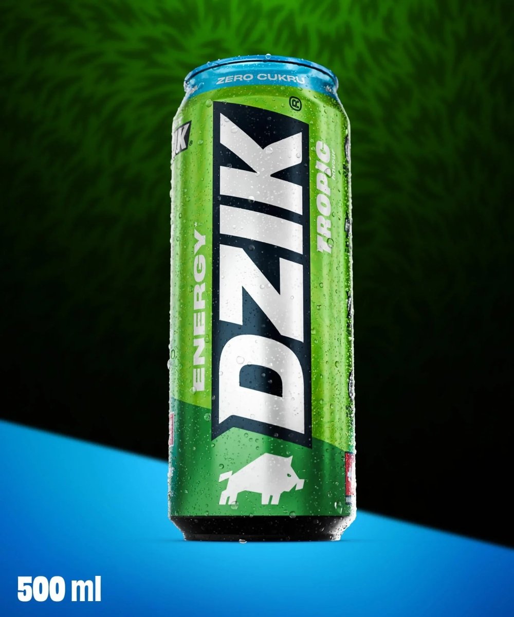 Dzik Energydrink Tropic Napój Energetyczny 500ml - WK - Polskashop24