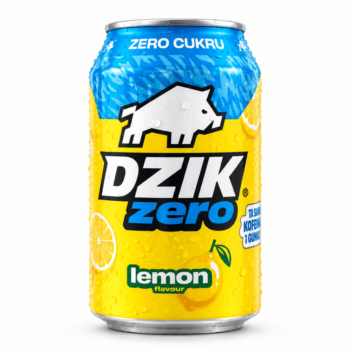 DZIK® Zero Lemon – Zuckerfreies Zitronengetränk 330ml (zzgl. 0,25€ Pfand) - Polskashop24