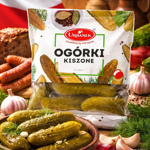 Eingelegte Salzgurken ''Ogorki Kiszone'' Urbanek 750g - Polskashop24