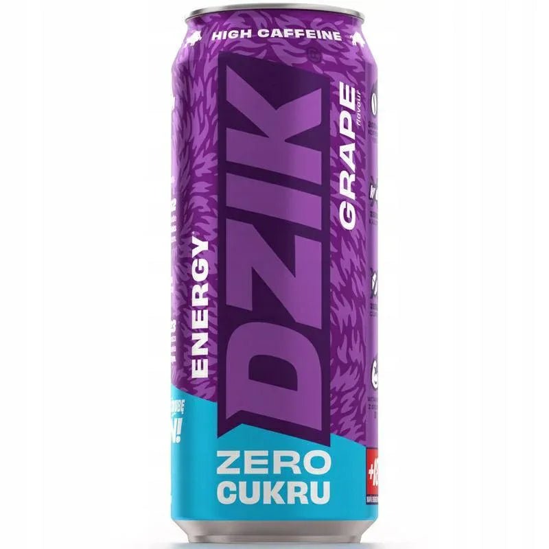 Energy Drink DZIK Zero Grape 500ml - DZIK - Polskashop24