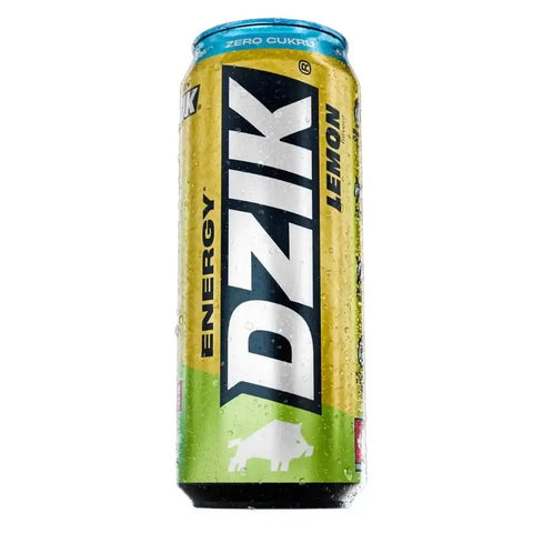Energy Drink Zero Lemon Zitrone 500ml - DZIK (zzgl. 0,25€ Pfand) - Polskashop24