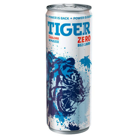Energy Drink Zero Napój Energetyzujący 250ml - Tiger (zzgl. 0,25€ Pfand) - Polskashop24