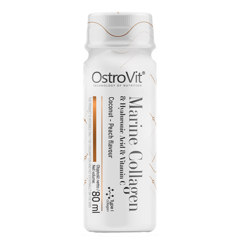 OstroVit Marine Collagen Shot 80 ml – Nahrungsergänzung für Haut, Haare und Gelenke