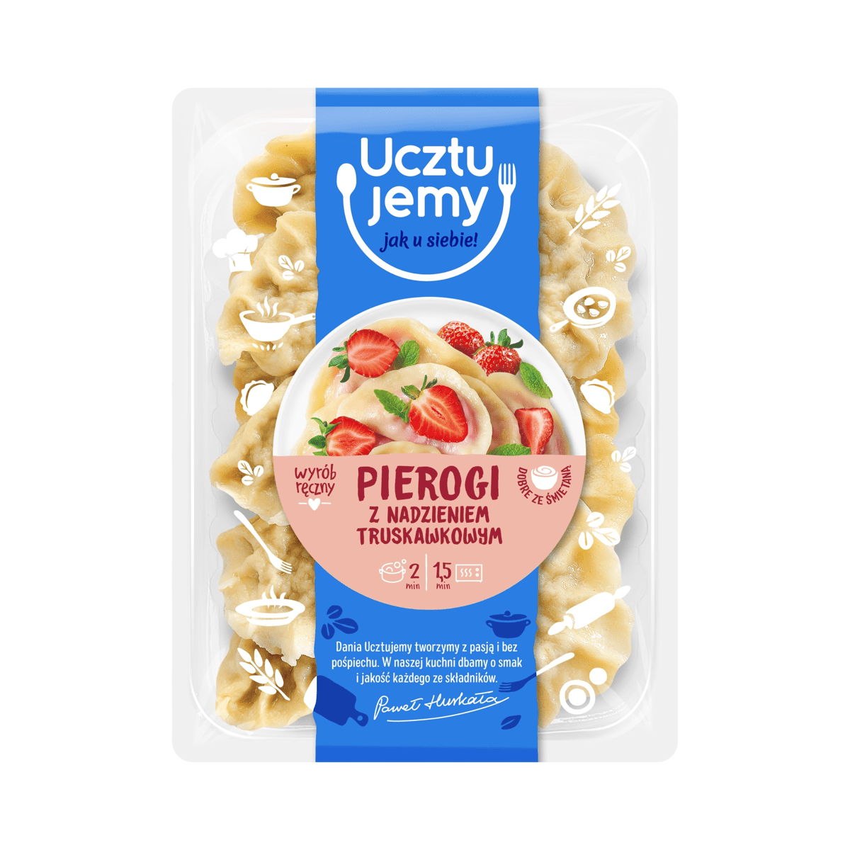 Erdbeer Pierogi Pierogi z Truskawkami 400g - Ucztujemy - Polskashop24
