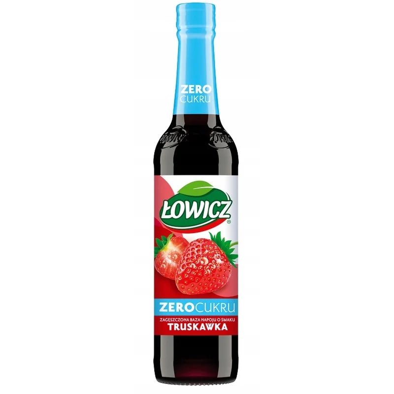 Erdbeergetränk Napój Truskawkowy Zero 400ml - Łowicz - Polskashop24