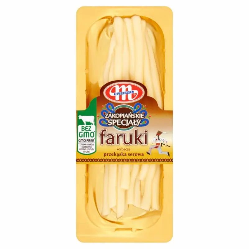 Faruki parzone 100g - Mlekovita gedämpfter Käse kaufen - Polskashop24.de - Online Supermarkt mit Lebensmittel aus Polen