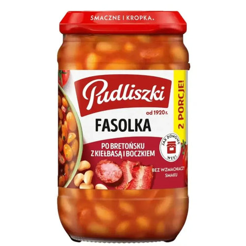 Fasolka po Bretonski - Polnischer Bohneneintopf 600g kaufen Pudliszki - Polskashop24