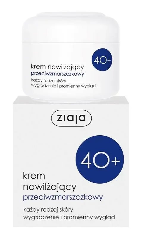 Feuchtigkeits - Antifaltencreme 40+ - Krem nawilżający przeciwzmarszczkowy 40+ 50ml - Ziaja - Polskashop24