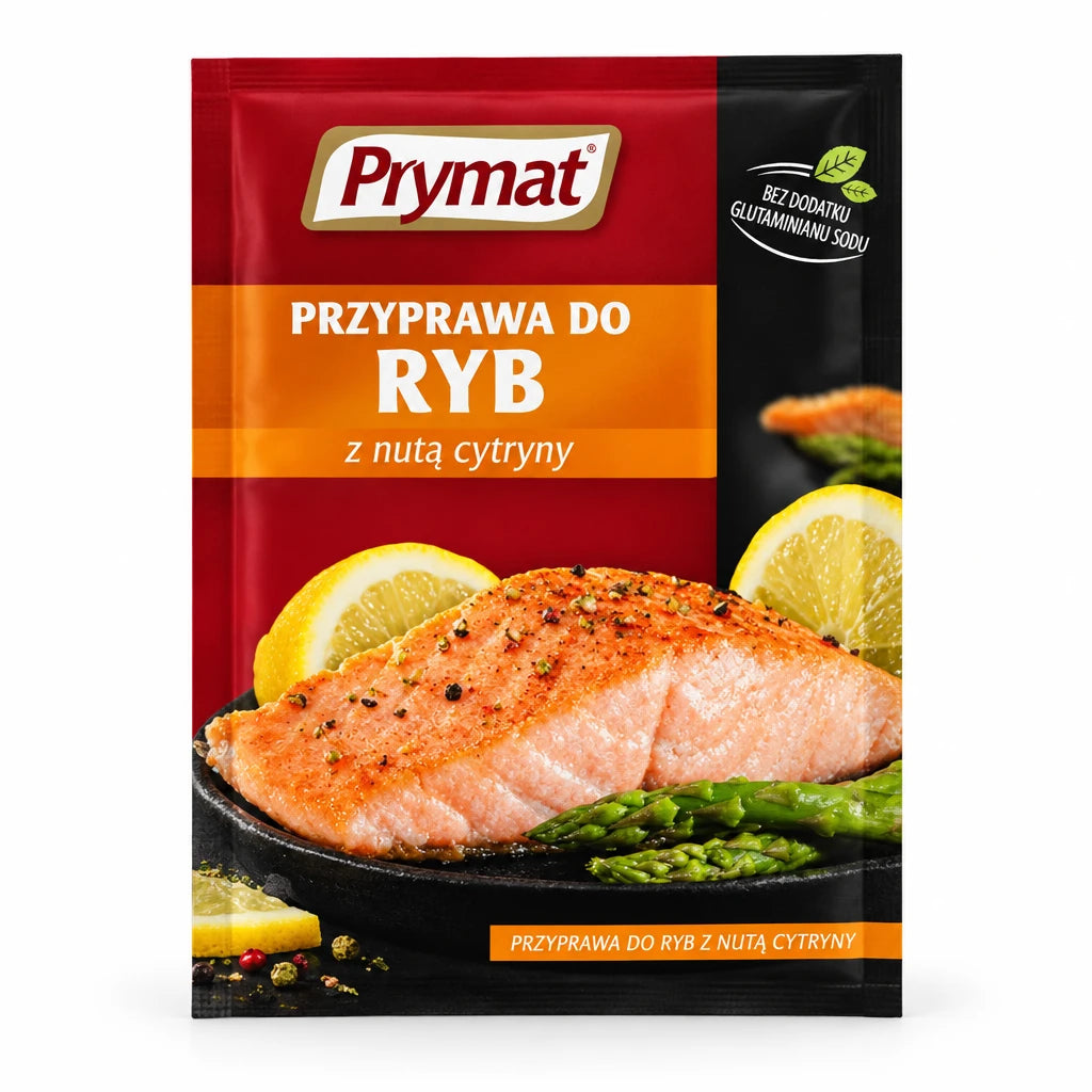 Fischgewürz mit Zitrone Przyprawa do Ryb 16g - Prymat - Polskashop24