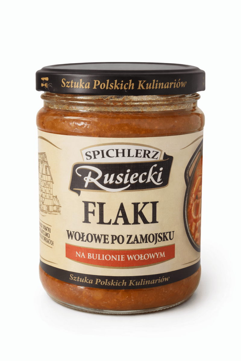 Flaki Wołowe po Zamojsku 470g Spichlerz Rusiecki – Polnische Kutteln kaufen - Polskashop24