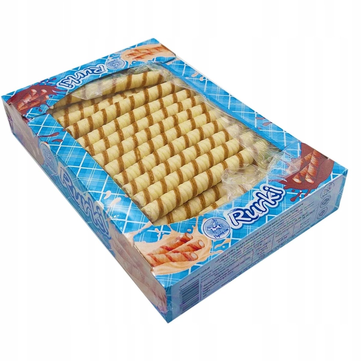 Flying Cow – Knusprige Waffelröllchen mit cremiger Milch - Füllung, 450 g - Polskashop24