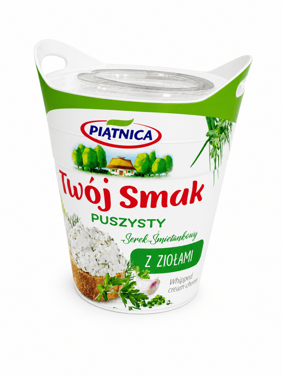 Frischkäse mit Kräutern Serek z Ziołami 150g - Piątnica - Polskashop24