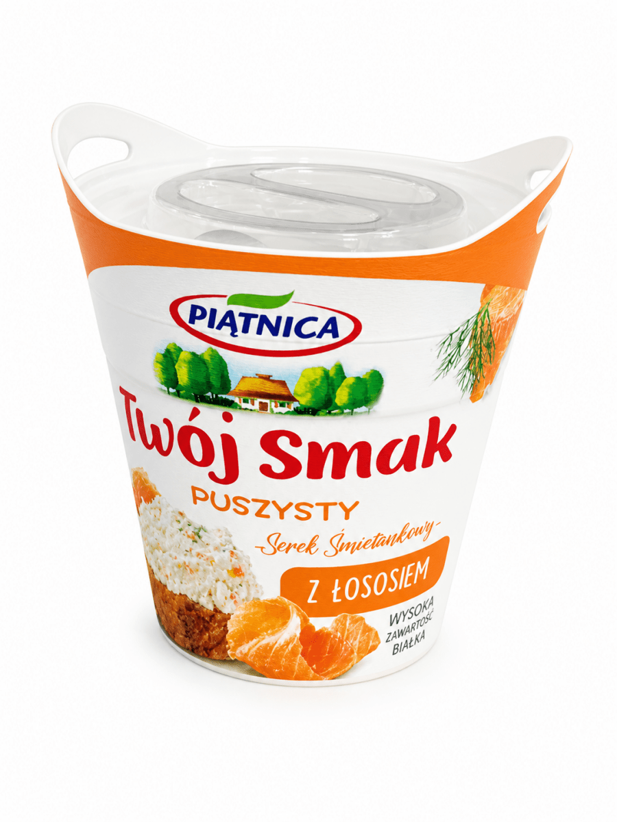 Frischkäse mit Lachs Serek z Łososiem 150g - Piątnica - Polskashop24
