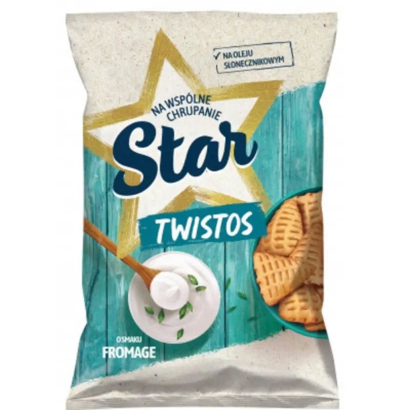Frito Lay Twistos — Cremige Käsechips Sauerrahm-Zwiebel 70g - Polskashop24
