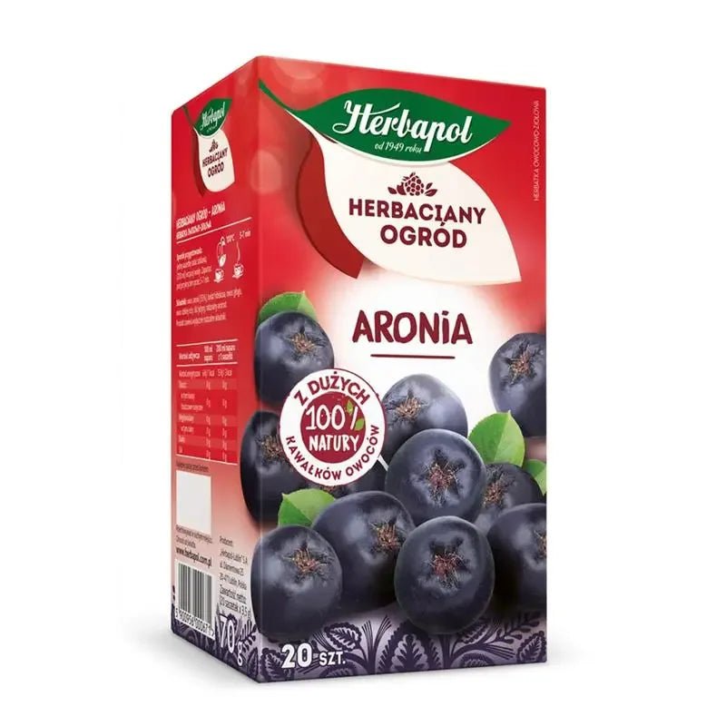 Frucht - Kräutertee Aronia - Herbaciany Ogród Herbatka owocowo - ziołowa aronia 70g - Herbapol - Polskashop24