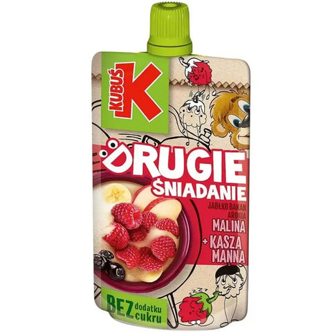 Fruchtmus Apfel Banane Aronia Grießbrei Kasza Manna 100g - Kubus - Polskashop24