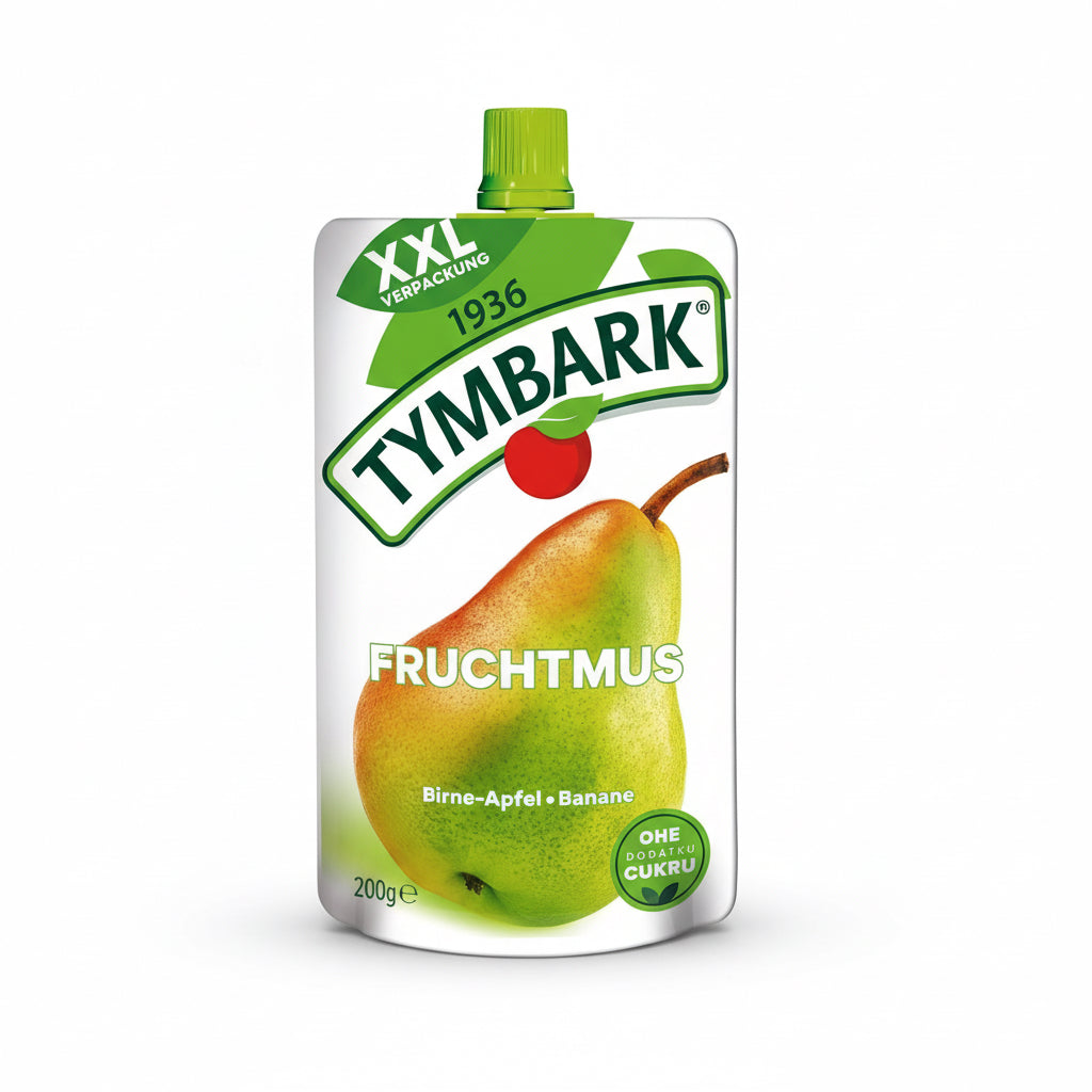 Fruchtmus Birne Apfel Banane Gruszka Jablko Banan 200g - Tymbark - Polskashop24