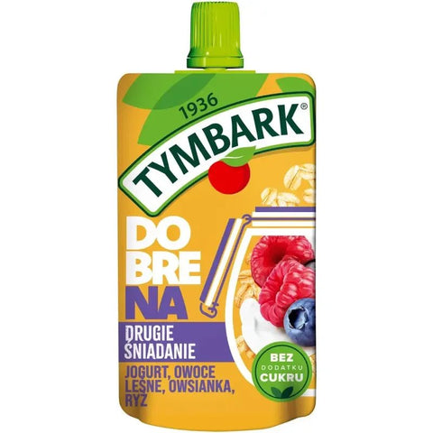 Fruchtmus Joghurt Hafer Waldbeeren Jogurt Zboza 100g - Tymbark - Polskashop24
