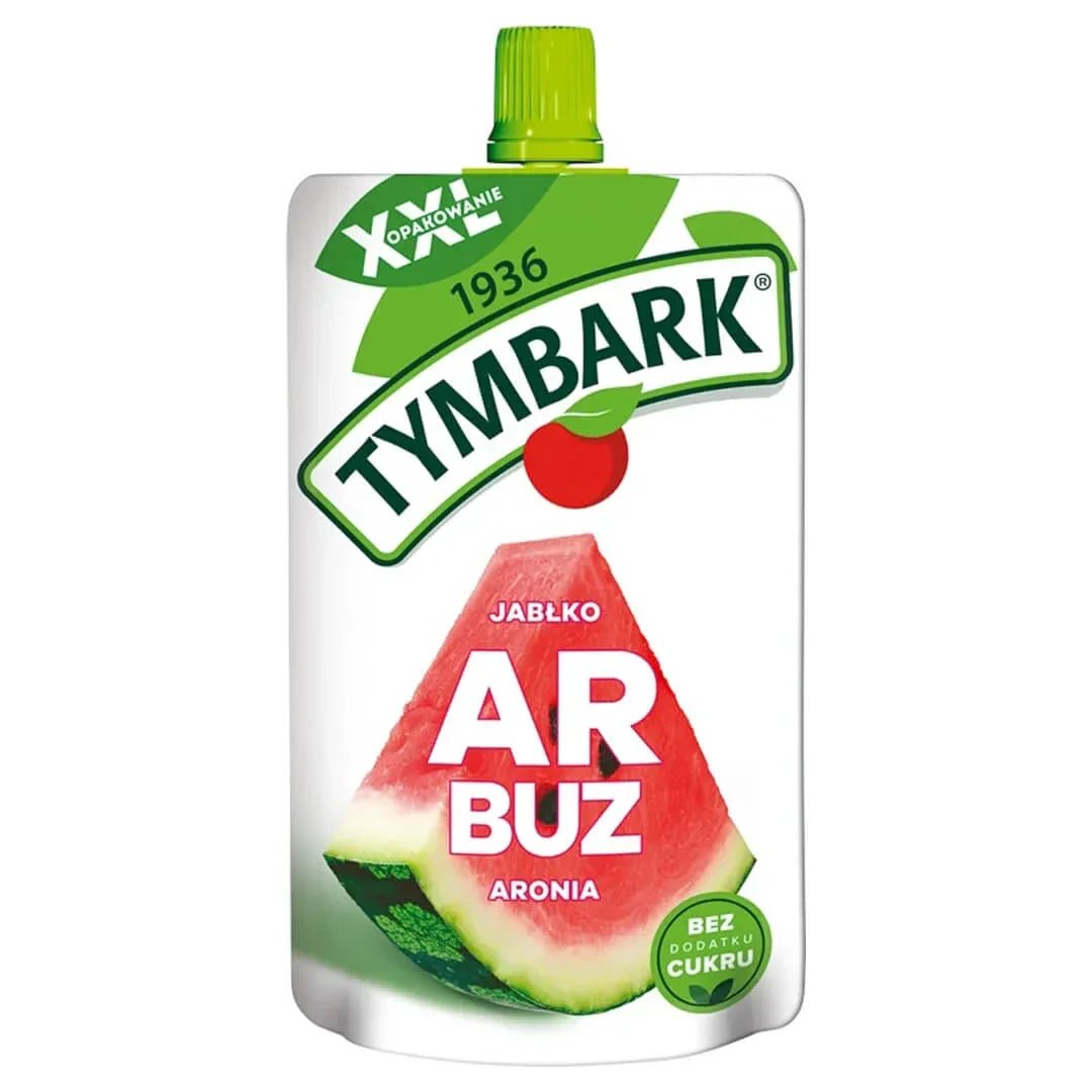 Fruchtmus Wassermelone Apfel Aronia XXL Mus Arbuz 200g - Tymbark - Polskashop24