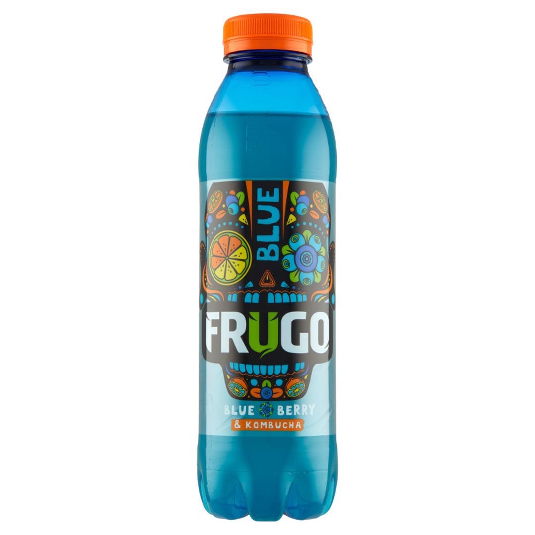 Frugo Ultrablue Getränk 500ml PET Flasche Beeren Heidelbeere Himbeere polnisches Erfrischungsgetränk