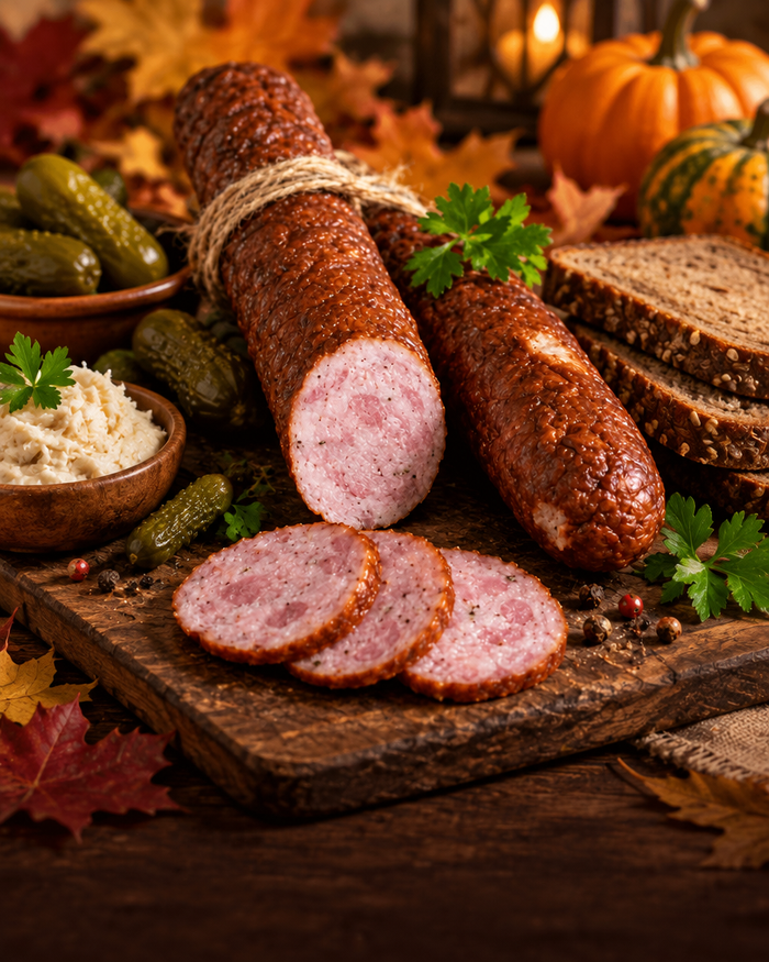 Polnische Gänsewurst – Kiełbasa z gęsią von Sława