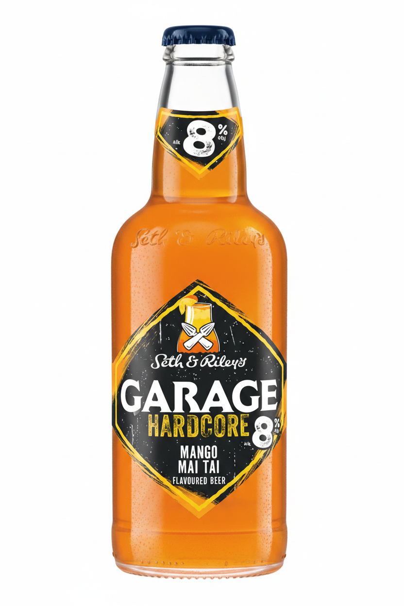 Garage Hardcore Mango Mai Tai — Starkes alkoholisches Getränk 8,0% 400ml