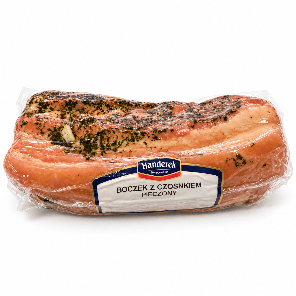 Handerek gebackener Speck mit Knoblauch – Boczek z czosnkiem pieczony
