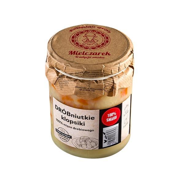 Geflügel - Fleischbällchen - Pulpeciki drobiowe 490g - Mielczarek - Polskashop24
