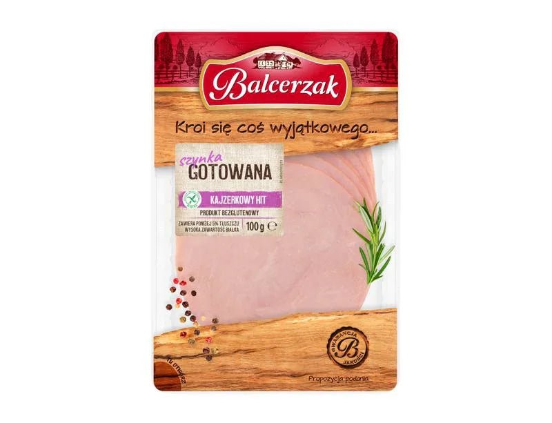 Gekochter Schinken Szynka Gotowana 100g - Balcerzak - Polskashop24