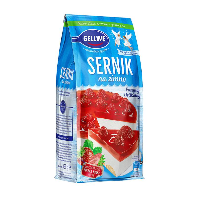 Gellwe Käsekuchen ohne Backen Sernik na zimno 193 g