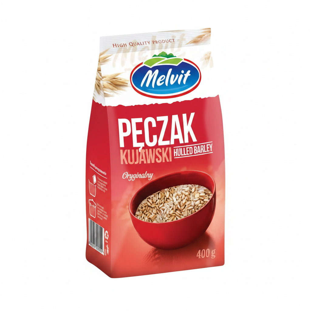 Gerstengrütze - Pęczak kujawski oryginalny 400g - Melvit - Polskashop24