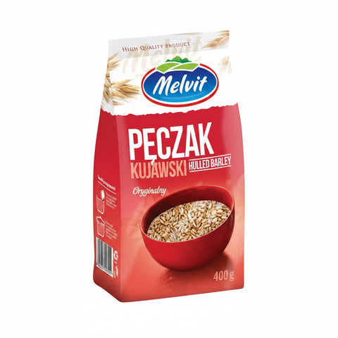 Gerstengrütze - Pęczak kujawski oryginalny 400g - Melvit - Polskashop24