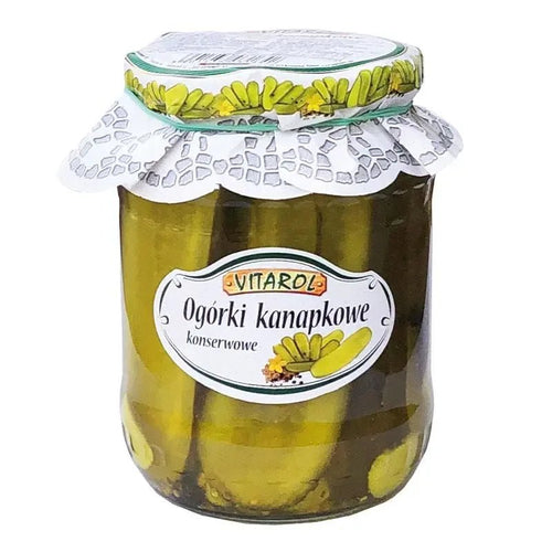 Gewürzgurken Ogorki Kanapkowe 650g - Vitarol - Polskashop24