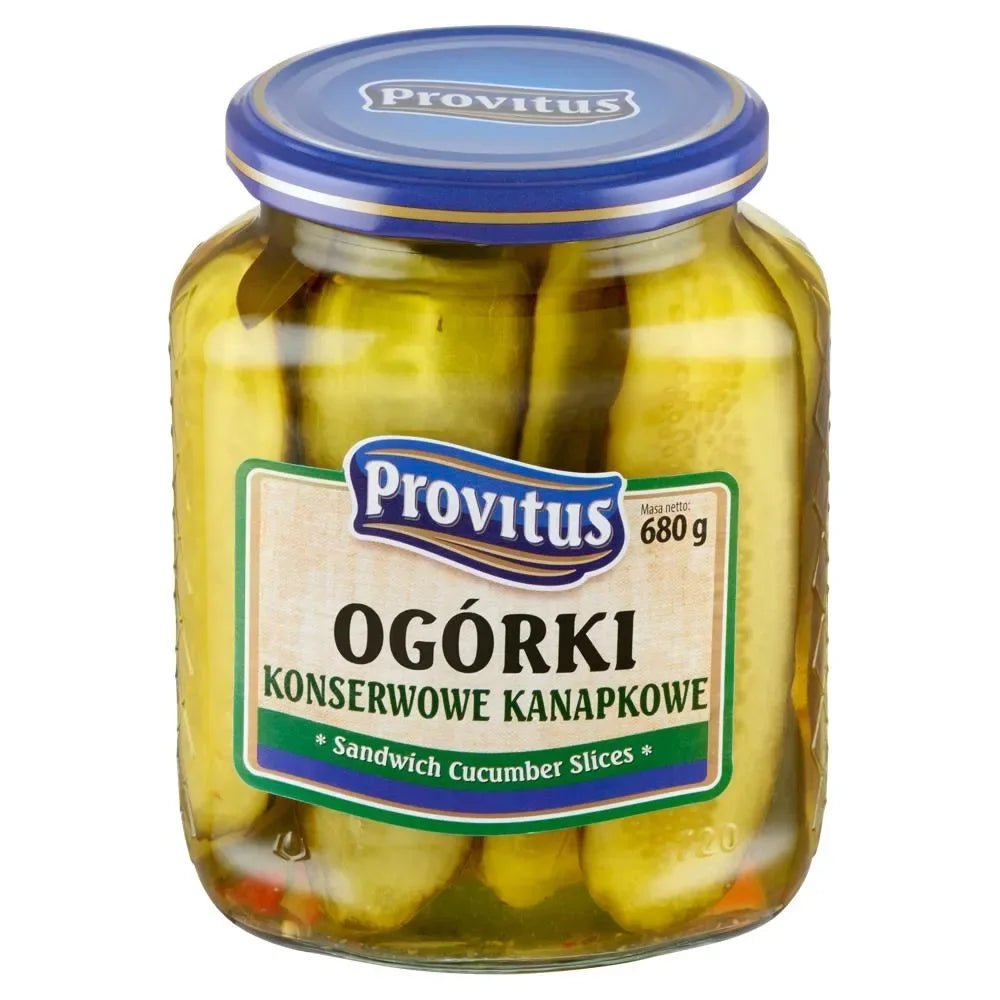 Gewürzgurken Ogórki Kanapkowe 680g - Provitus - Polskashop24