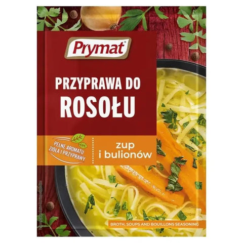 Gewürzmischung für polnische Hühnersuppe - Przyprawa do Rosołu 12g - Prymat - Polskashop24