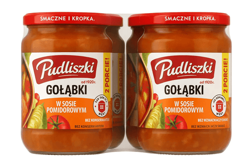 Golabki - Polnische Kohlrouladen in Tomatensoße 4x590g - Polskashop24