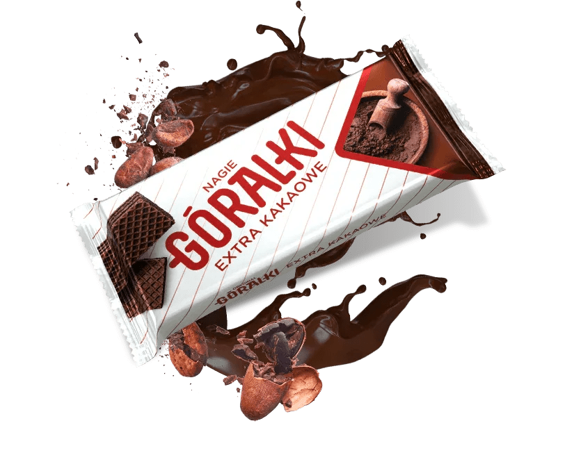 Goralki Kakao - Waffeln Wafelki Kakaowe 42g - Polskashop24