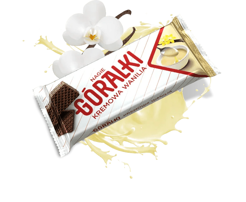 Goralki Vanille - Waffeln Wafelki Waniliowe 42g - Polskashop24