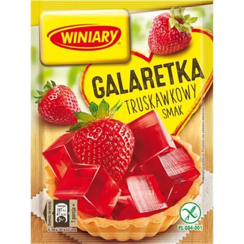 Götterspeise mit Erdbeergeschmack - Galaretka Deser truskawkowy 71g - Winiary - Polskashop24