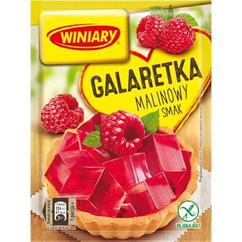 Götterspeise mit Himbeergeschmack - Galaretka Deser malinowy 71g - Winiary - Polskashop24