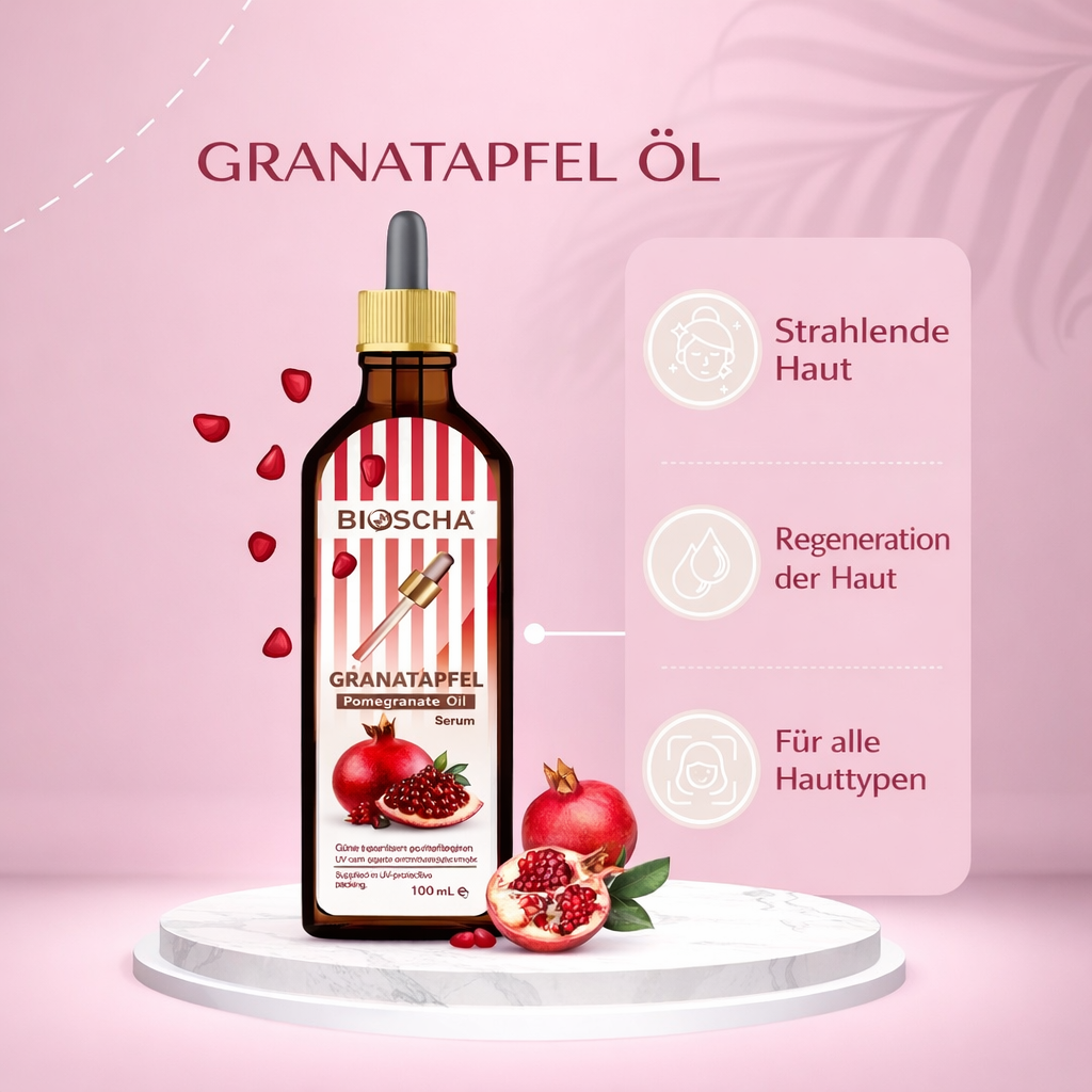 Granatapfelöl Serum Olej z Pestek Granatu 100ml - Bioscha
